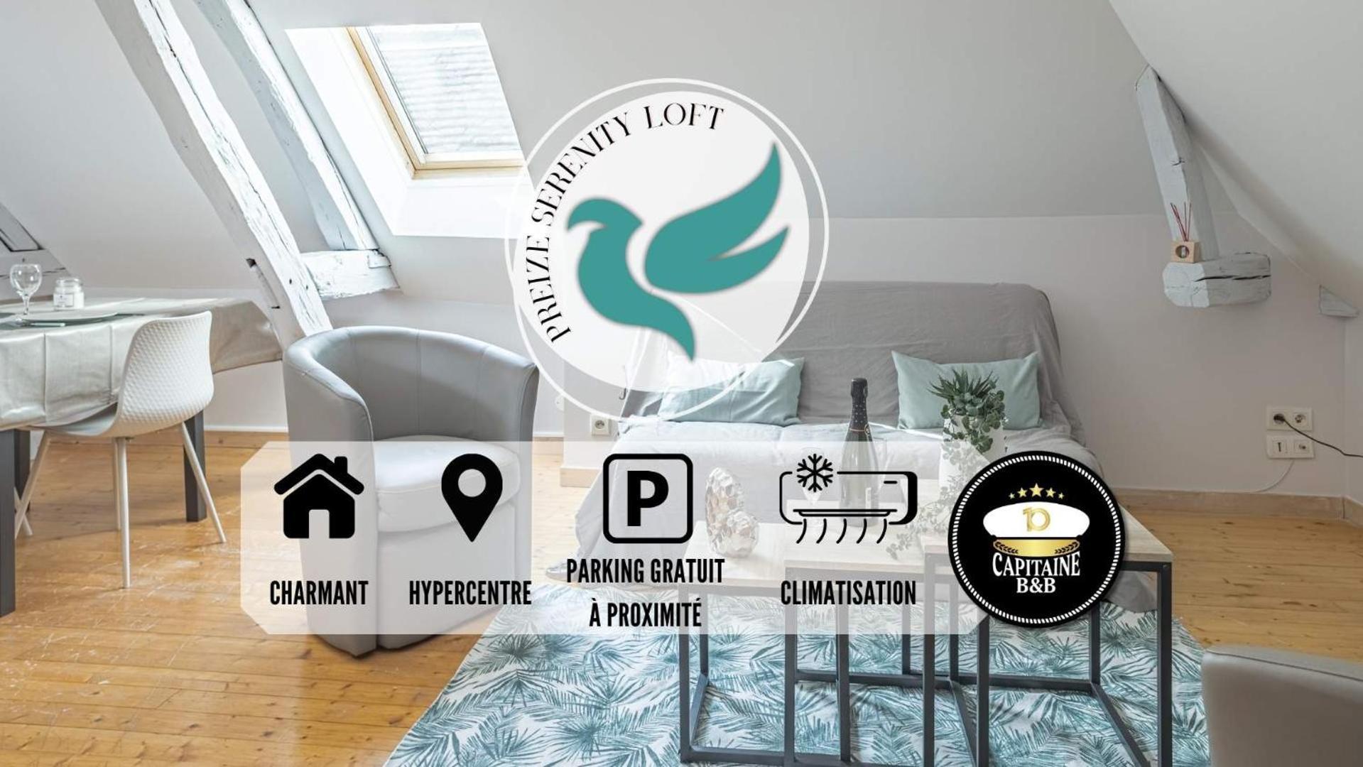 Preize Serenity Loft - Hypercentre - 2 Pers. Troyes Bagian luar foto